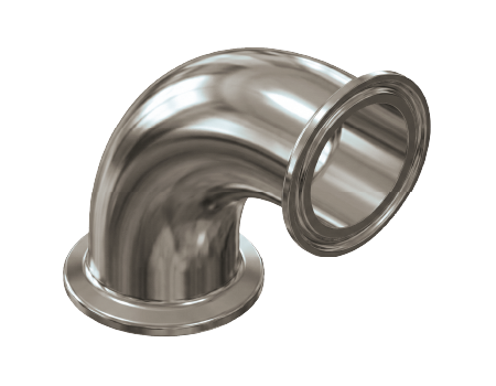 2CMP TRI-CLAMP 90° SHORT ELBOW