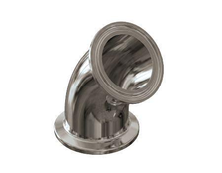 2KMP TRI-CLAMP 45° ELBOW