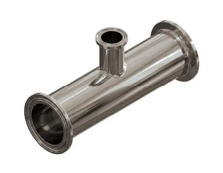 7RMP TRI-CLAMP REDUCING LONG TEE